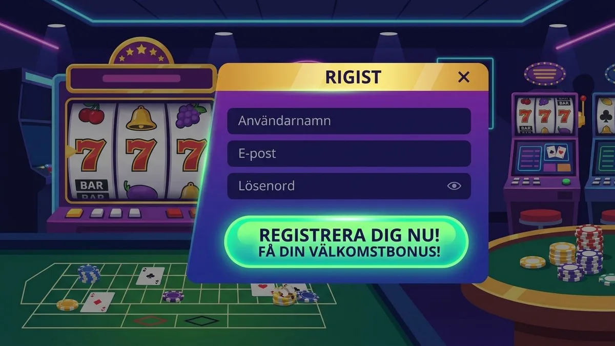 Registrera dig med bonus